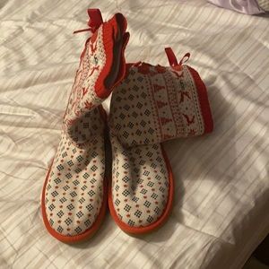 Never worn UGG Christmas sweater boots.